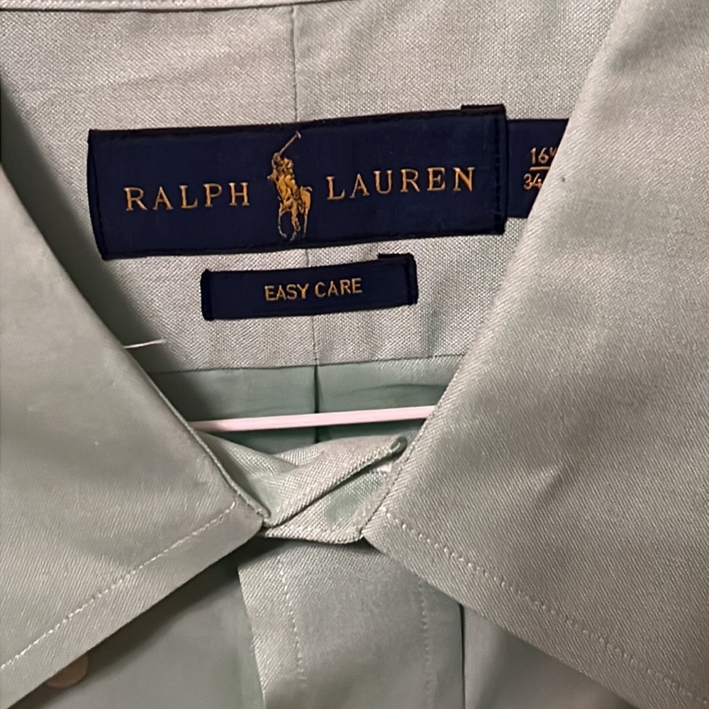 Mint Green Button Down L - image 4